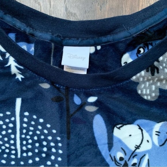 Disney Women's Eeyore Plush Velour 2-Piece Sleepwear Pajama Set - Picture 5 of 15